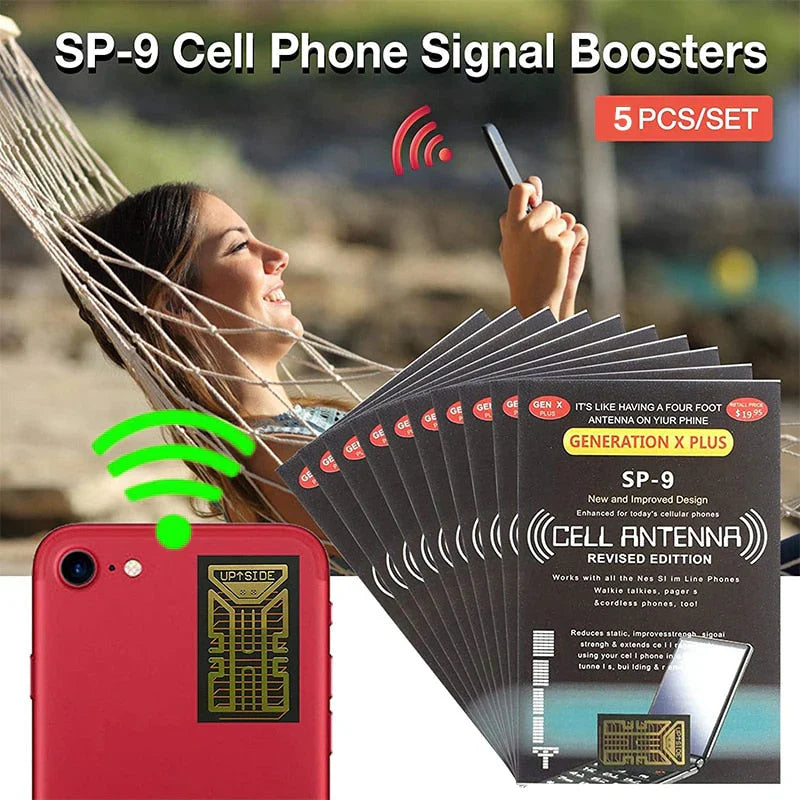 SEÑALPRO - CHIP ADHESIVO AMPLIFICADOR DE SEÑAL PARA TELÉFONO E INTERNET